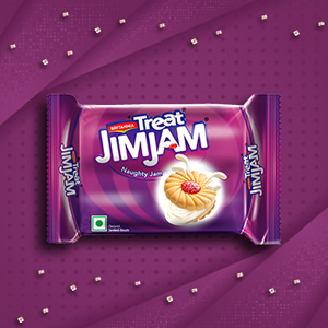 Britannia Treat Jim Jam Sandwich Crème Biscuits