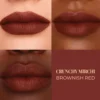 3_90411cbd-3c4f-455f-8f38-72292d110b99.jpg Batua Pocket Lipstick - Crunchy Mirchi (Brownish Red) Rich Satin Finish With In-built Mirror