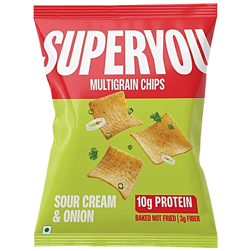 SuperYou Multigrain Sour Cream & Onion Chips