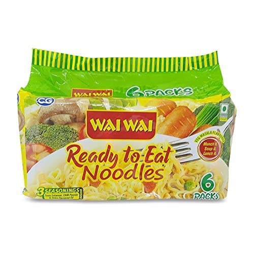 Wai Wai Ready To Eat Veg Masala Flavoured Noodles