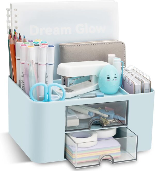 Desk Organizer with 2 Drawers