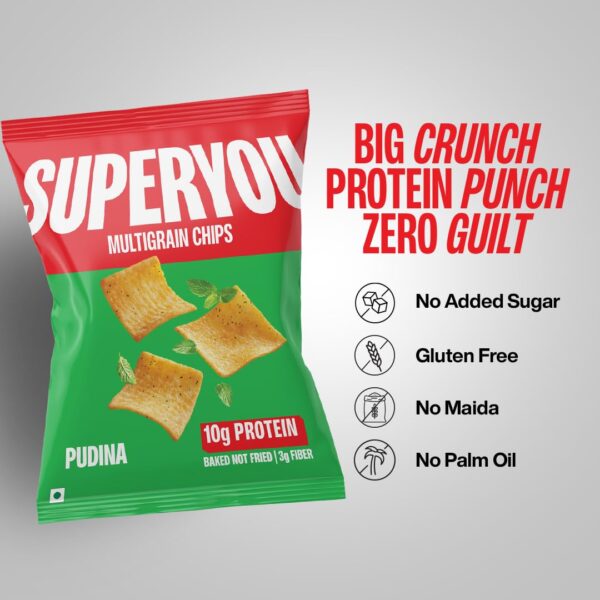 SuperYou Multigrain Pudina Chips