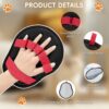 Grooming Glove for Dogs & Cats Reusable Deshedding Mitt with 5-Finger ( 2Pcs )