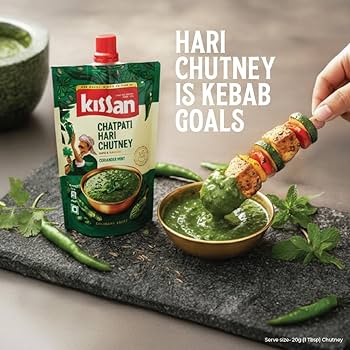 61Px6IkmhqL._AC_UF350,350_QL80_ Kissan Chatpati Hari Chutney (200g Each)