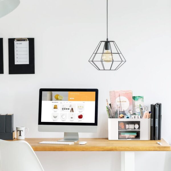 Desk Organizer with 2 Drawers