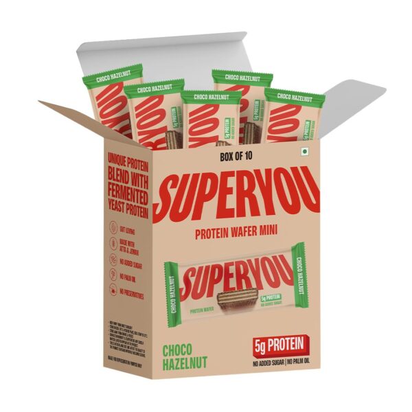 SuperYou Mini Choco Hazelnut Protein Wafer Bar