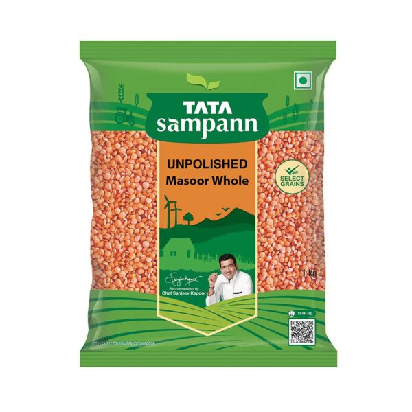 Tata Sampann Unpolished Masoor Dal / Red Lentil