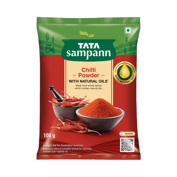 6222b6c8-5aa0-4a1e-bebe-291b30692408_B0ADLGS2SM_MN_18122025.png Tata Sampann Chilli Powder with Natural Oils (100g)