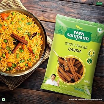 Tata Sampann Cassia Bark (Taj) Whole Cinnamon (50G)