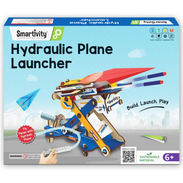 2in1 Hydraulic Aeroplane & Dart Launcher Toy for Kids