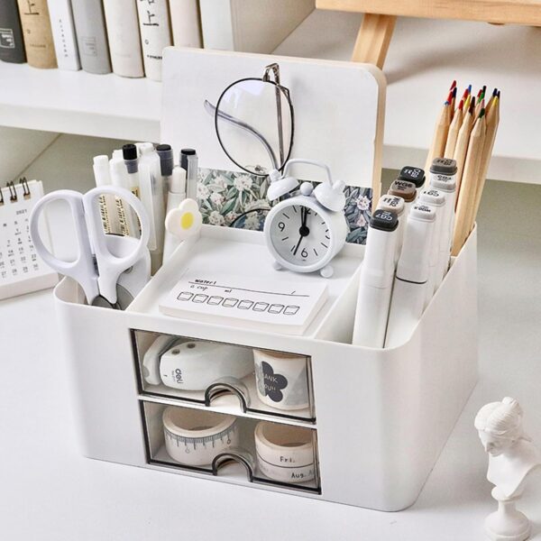 Desk Organizer with 2 Drawers