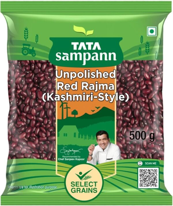 Tata Sampann Unpolished Red Rajma Kashmiri Style