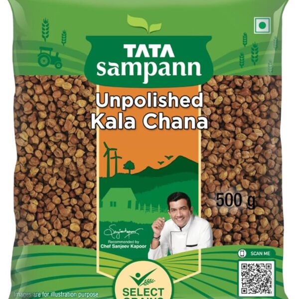 Tata Sampann Unpolished Kala Chan /  Black Chickpeas