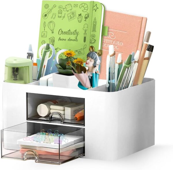 Desk Organizer with 2 Drawers