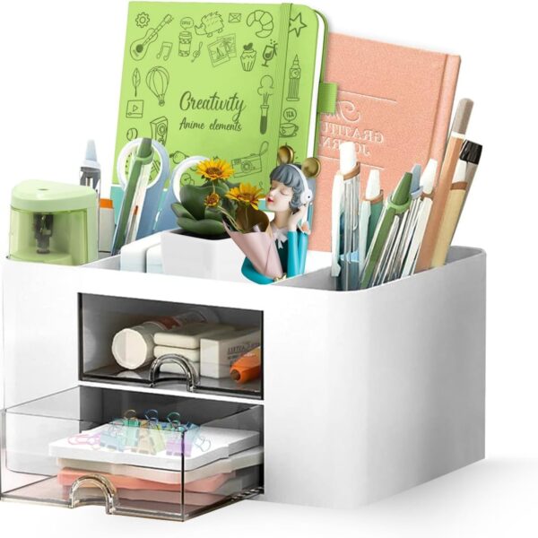 Desk Organizer with 2 Drawers