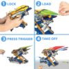 2in1 Hydraulic Aeroplane & Dart Launcher Toy for Kids