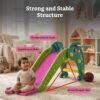 71bXrC5D2SL._SL1500_ Solimo Dolphin Slide for Toddlers with Basketball Hoop (Colour: Pink & Green)