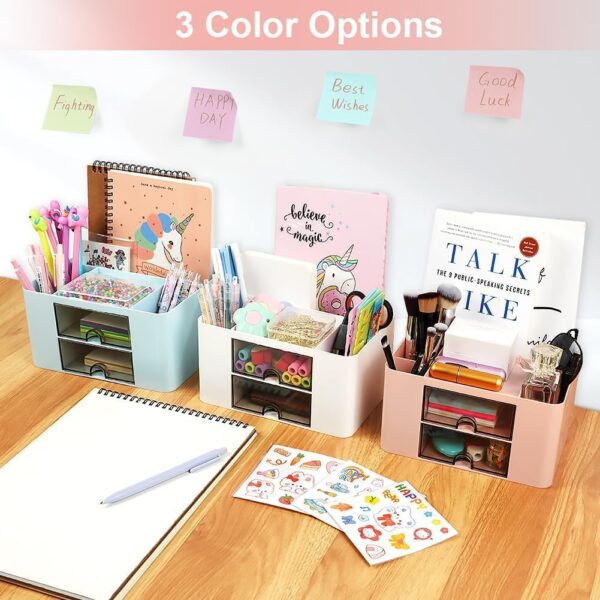 Desk Organizer with 2 Drawers