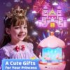 Night Light Rabbit Sky Projector for Kids – 360° Rotating Lamp with 6 Films, 5 Colours, USB Operated