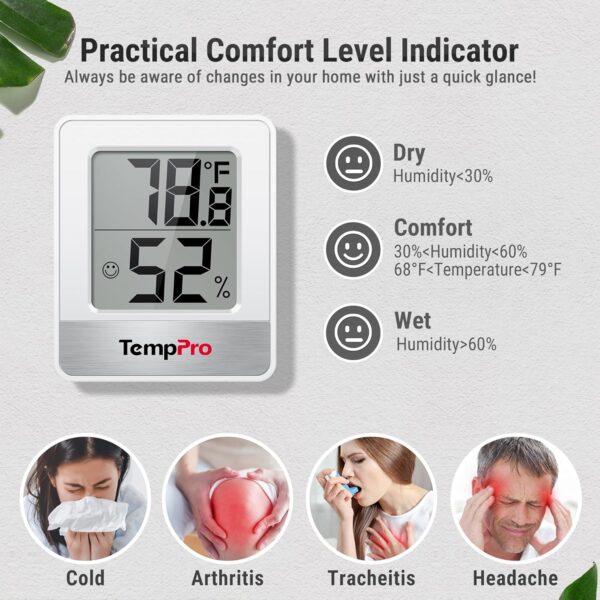 Digital Hygrometer Indoor Thermometer