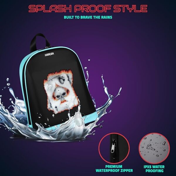 Bold Bling LED Backpack For Kids 8L | Smart Display Bag | With Programmable Screen, App Control & Water Resistant