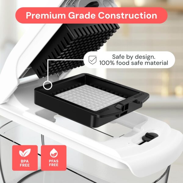 Vegetable Chopper, Spiralizer, Vegetable Slicer, Vegetable Dicer, Food Chopper Dicer Pro, Spiralizer Vegetable Cutter