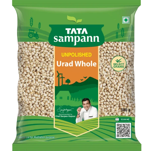 Tata Sampann Unpolished Urad (Sabut) / Split Black Gram