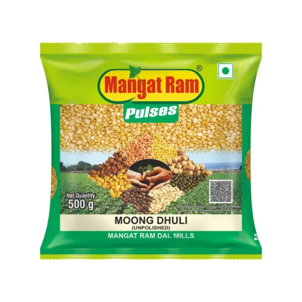 Mangat Ram Unpolished Moong Dal (Dhuli) / Split Yellow Moong Lentils