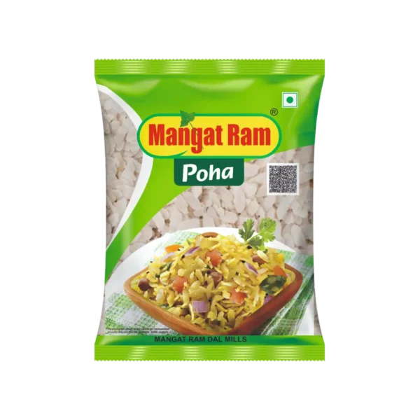 0c2f5e85-4d7b-4bd0-ab79-5c0a540324d2.png Mangat Ram Indori Thick Poha / Flattened Rice (500g)
