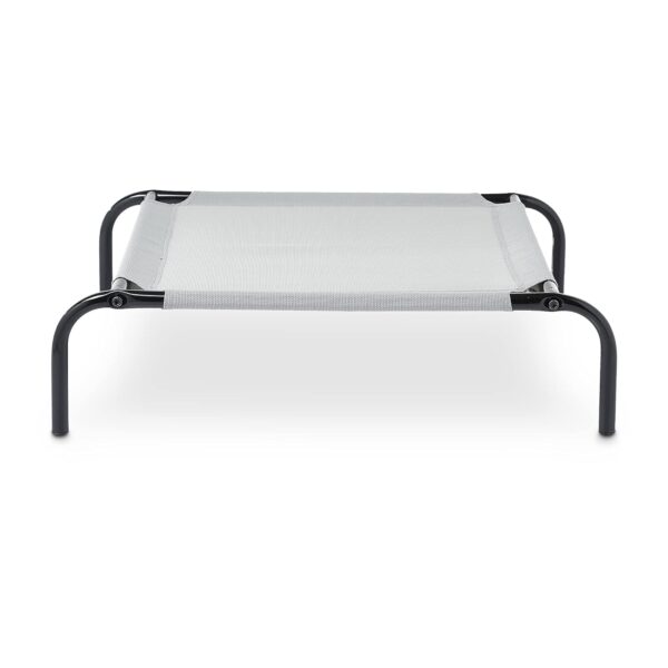 61hnXreISdL._SL1500_ Large Elevated Cooling Pet Dog Cot Fabric Bed (51 x 31 x 8 Inches) Grey