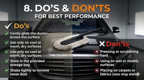 71szK94j7nL._SL1376_ Car Duster with Paraffin Wax-Treated Cotton Strands
