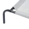81-O5-uC2JS._SL1500_ Large Elevated Cooling Pet Dog Cot Fabric Bed (51 x 31 x 8 Inches) Grey