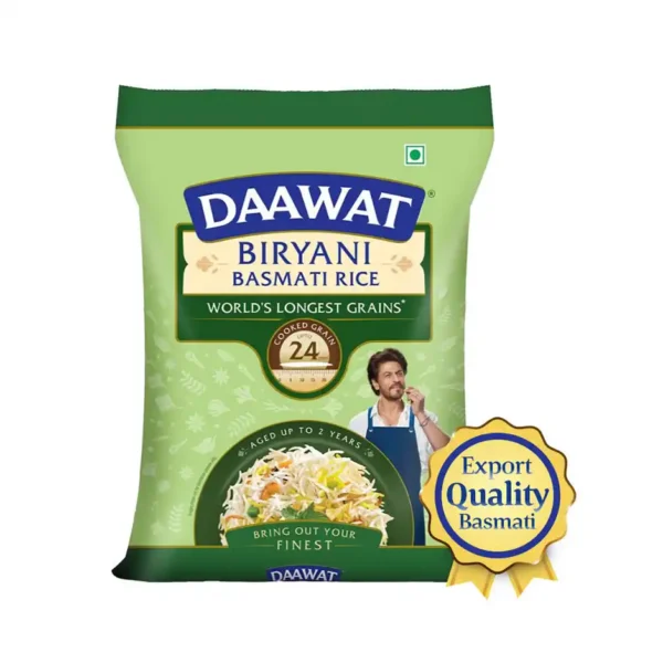Daawat-Biryani-Basmati-Rice-Long-Grain.jpeg Daawat Biryani Basmati Rice | Long Grain (5kg)