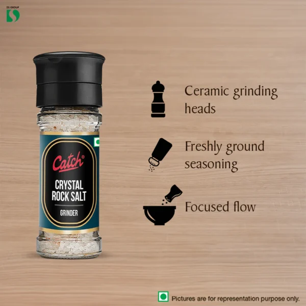 Catch Crystal Rock Salt Grinder (100g)