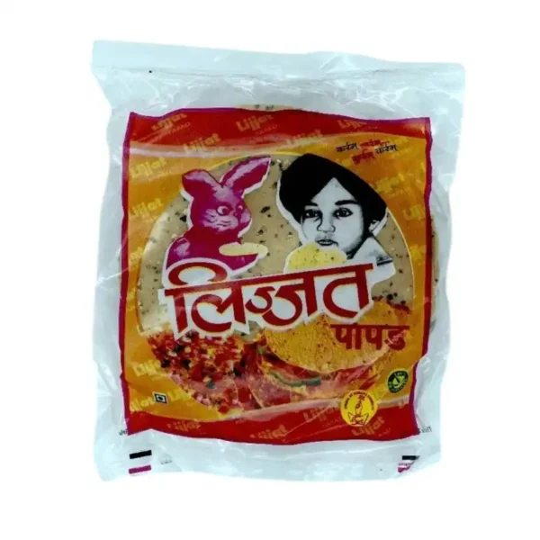 Lijjat Punjabi Masala / Lentil Wafer / Crispy Flatbread.