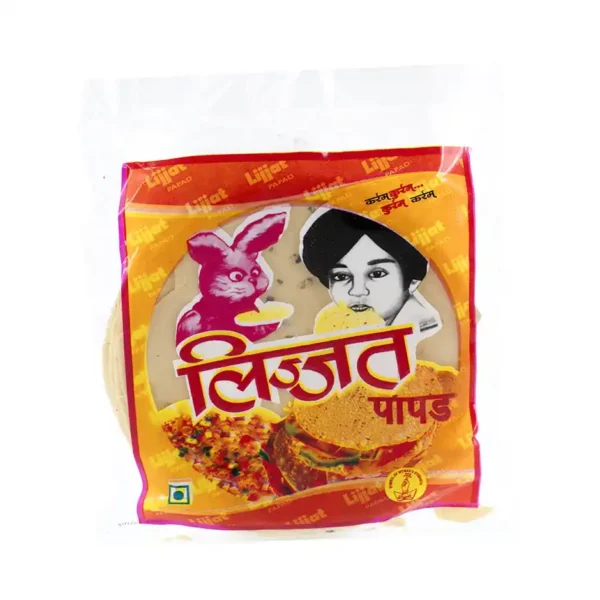 Lijjat Urad Papad /  Lentil Wafer / Crispy Flatbread.
