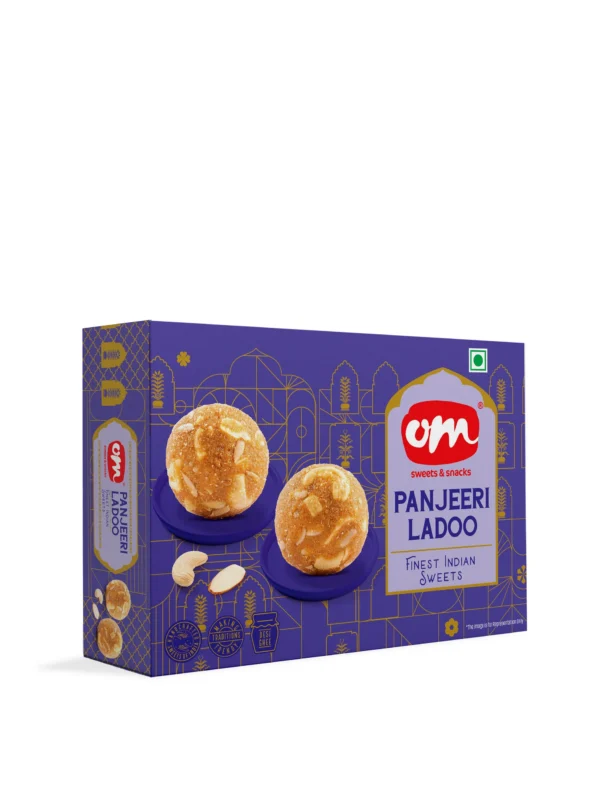 Panjeeri_Ladoo.png Dry Fruit Panjeeri Laddu by Om Sweets (400g)