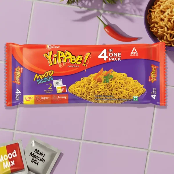 Yippee-Mood-Masala-Noodles-4-in-1.jpeg Yippee Mood Masala Noodles| 4 in 1 (260g)