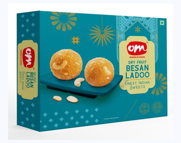 product-jpeg Dry Fruit Besan Laddu by Om Sweets (400g)