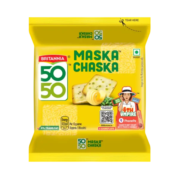 Britannia-5050-Maska-Chaska-Biscuit.jpeg Britannia 5050 Maska Chaska Biscuit (100 g or 114.1g)