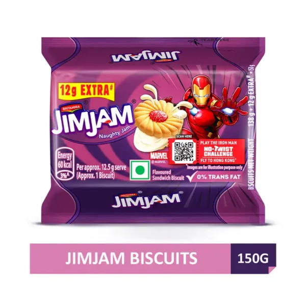 Britannia-Treat-Jim-Jam-Naughty-Jam-creme-Biscuits-Trans-Fat-free.jpeg Britannia Treat Jim Jam Naughty Jam creme Biscuits | Trans Fat-free (150 g)
