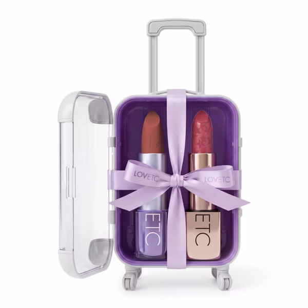LOVETC Satin & Matte Lipstick Combo Set, Show Stopper & Gossip Glow 4.2g