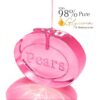 Pears Original Glycerin Soap Bar - Revitalized Glow | With 98% Pure Glycerin & Pomegranate | With Plant Based Cleanser for Skin & Body | Paraben-free | 125gms x 4