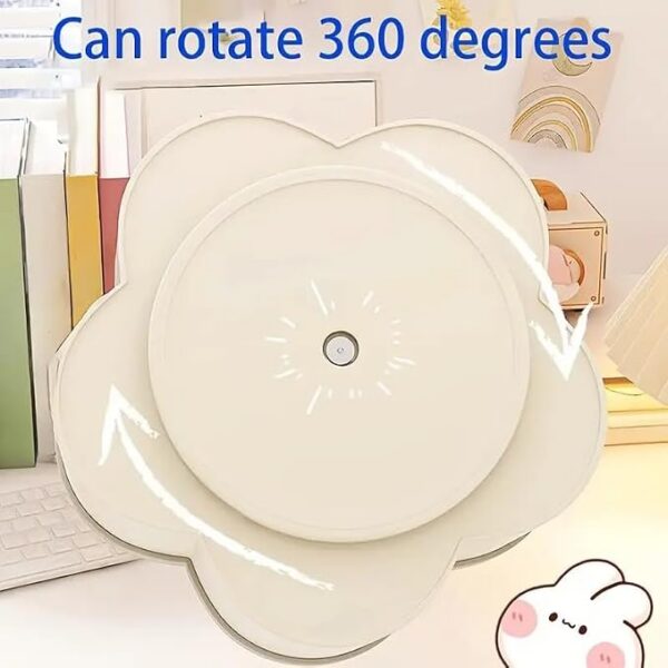 51ct3TJGQLL._SX679_ (1) AccuPrints Sumiko 360 Degree Rotating Pen Holder Desk School Study Stationery Gift for Students Organiser with Pen and Pencil Holders Pen and Pencil Stationary Storage Plastic Storage Box (WHITE)