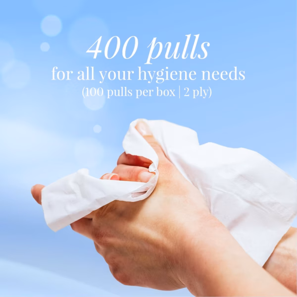 613z0xCCDiL._SL1500_ Origami So Soft Facial Tissues | 2 Ply | Pack of 4 | 100 Pulls Each