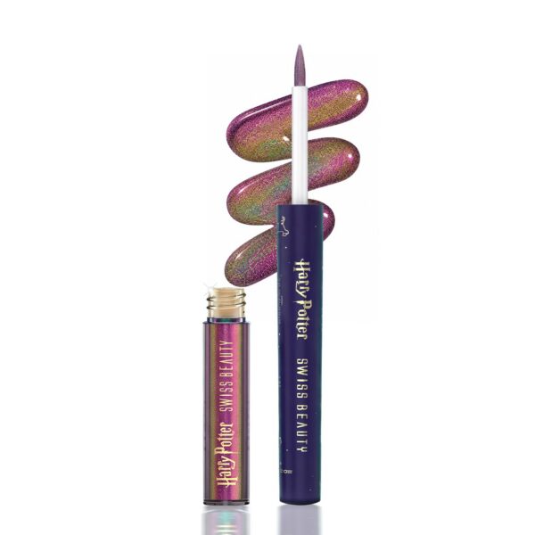 Swiss Beauty Harry Potter Classy Multichrome Eyeliner | Colour-Shifting Finish | Waterproof & Smudge-Proof | Up to 10H Long Wear | Enriched with Castor Oil | Potions Purple 02