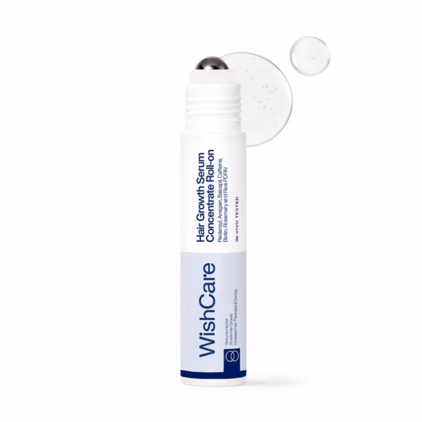 WishCare Hair Growth Serum Roll On For Scalp | 94% Saw New Hair Growth | Redensyl & Rosemary Oil | 100% Saw Hairfall Reduction | In-Vivo Tested | For Men & Women | 10ml