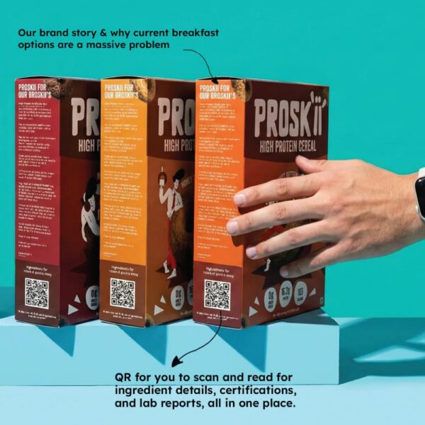 61f6hQVFIAL._SL1000_ PROSKII Mango Munch 38g Protein Cereal | Plant-Based Mango Flavour
