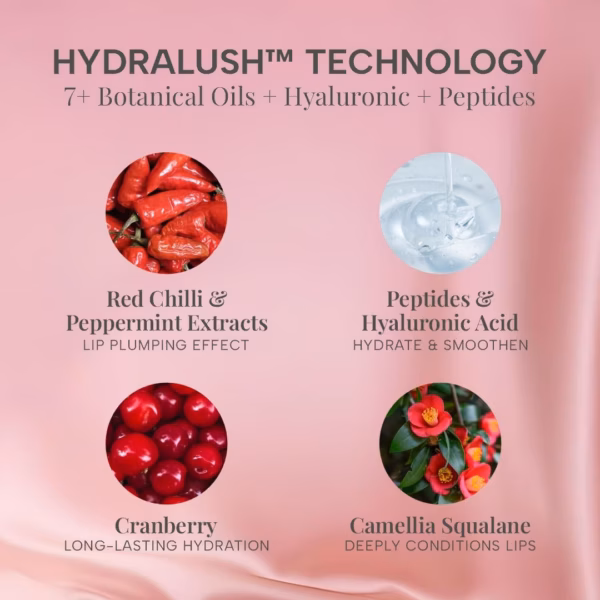 61ggDQXv1VL._SL1080_ RAS Luxury Oils Hydrating 4-in-1 Super Plump Lip Oil Gloss, Balm, Plumper & Gloss with SPF 20 | Enriched with Natural Oils, Peptides & Hyaluronic Acid - Raspberry Glow