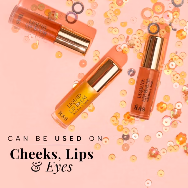 RAS Luxury Oils Tinted Lip Balm Gift Set For Women | 6 Mini Shades for Luscious Lips & Cheeks | Nourishing Formula with Shea Butter & Jojoba Oil